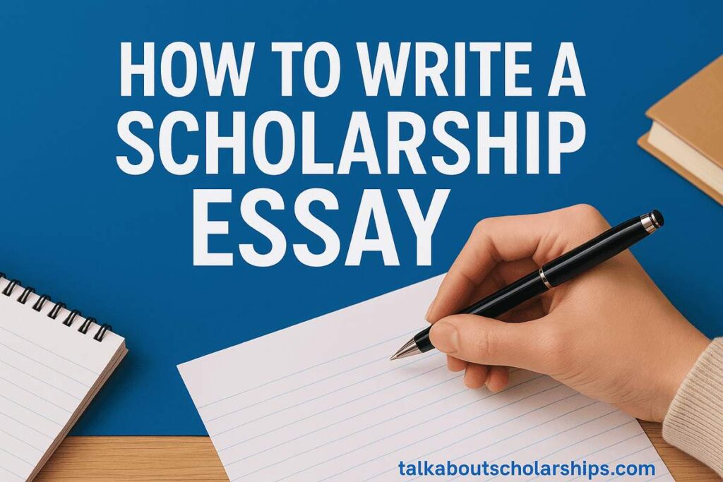 How to write a scholarship essay